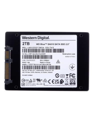 Dysk SSD WD Blue 2.5″ 2 TB SATA 560MB/s 520MS/s